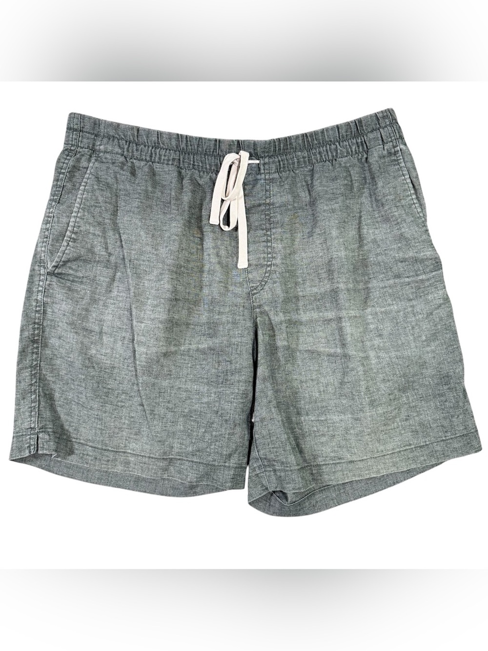 Banana Republic 7” Linen Easy Short Linen Blend Olive Green Men’s L Drawstring